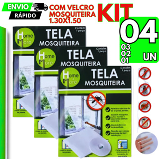Kit 1/2/3/4 Tela Mosquiteiro 1.80x1.50 Janela Ajustável Anti Insetos Mosquito Dengue Barata Rede em Oferta na Shopee