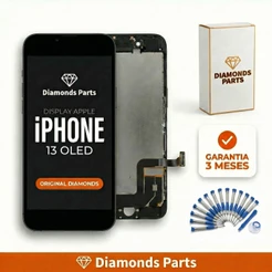 TELA DISPLAY FRONTAL LCD COMPATÍVEL IPHONE 13 OLED DIAMONDS ORIGINAL