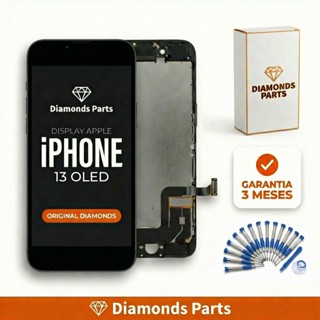 TELA DISPLAY FRONTAL LCD COMPATÍVEL IPHONE 13 OLED DIAMONDS ORIGINAL em Oferta na Shopee