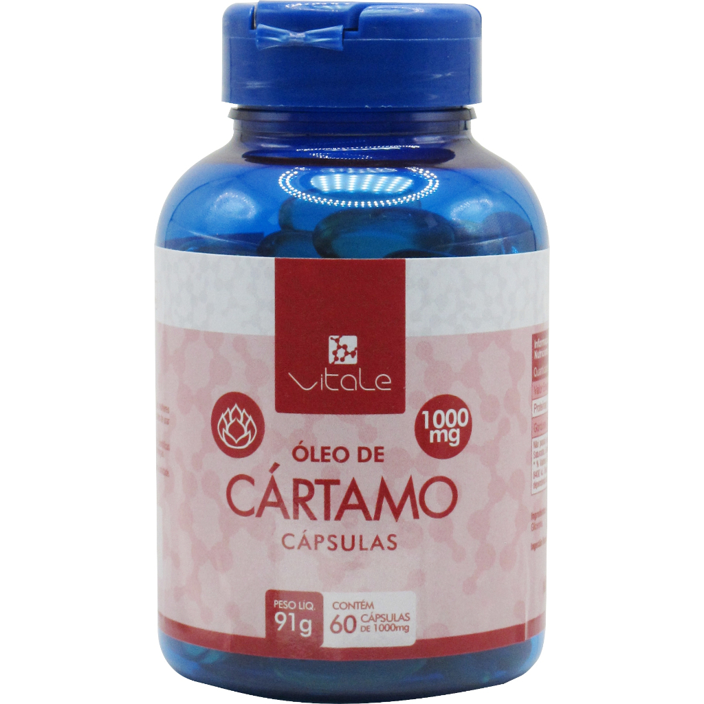 Óleo de Cartamos 60 cápsulas de 1000mg Vitale