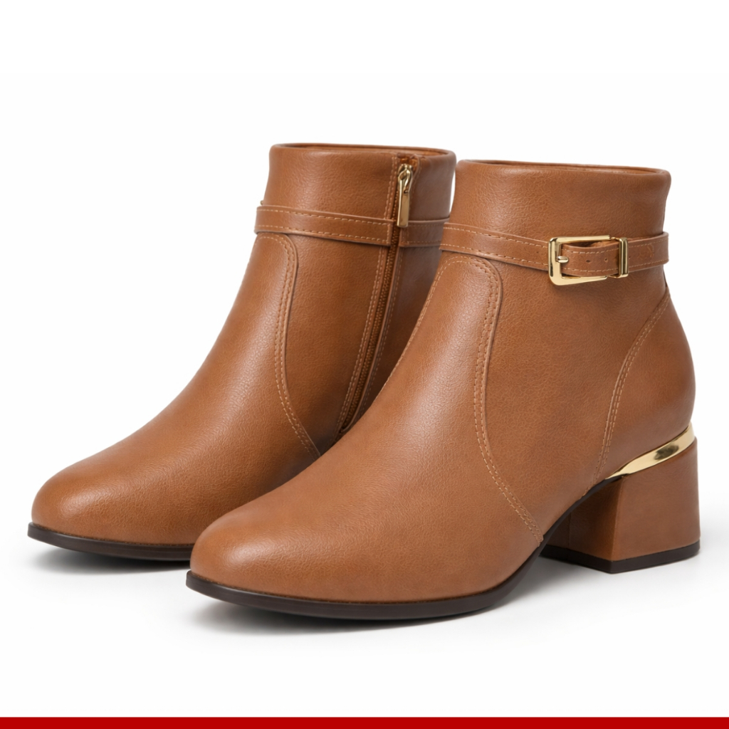 Bota Caramelo Modare Cano Curto 7082.207 Caramelo