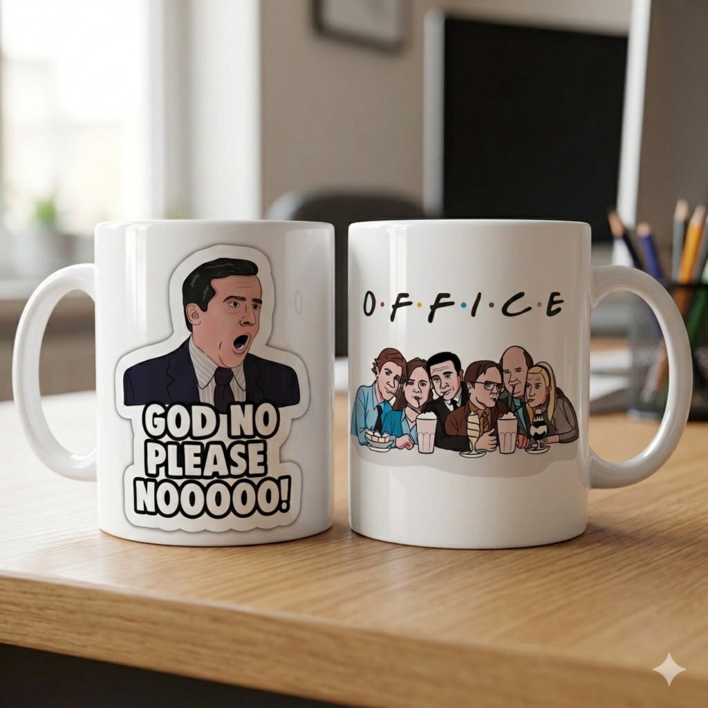 Caneca personalizada serie FRIENDS THE OFFICE THE BIGBANG presentes exclusivos