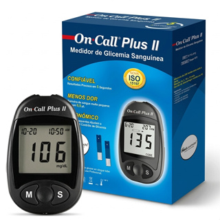 Medidor de Glicemia On Call Plus II Monitor Glicosímetro Digital Preciso Aparelho em Oferta na Shopee