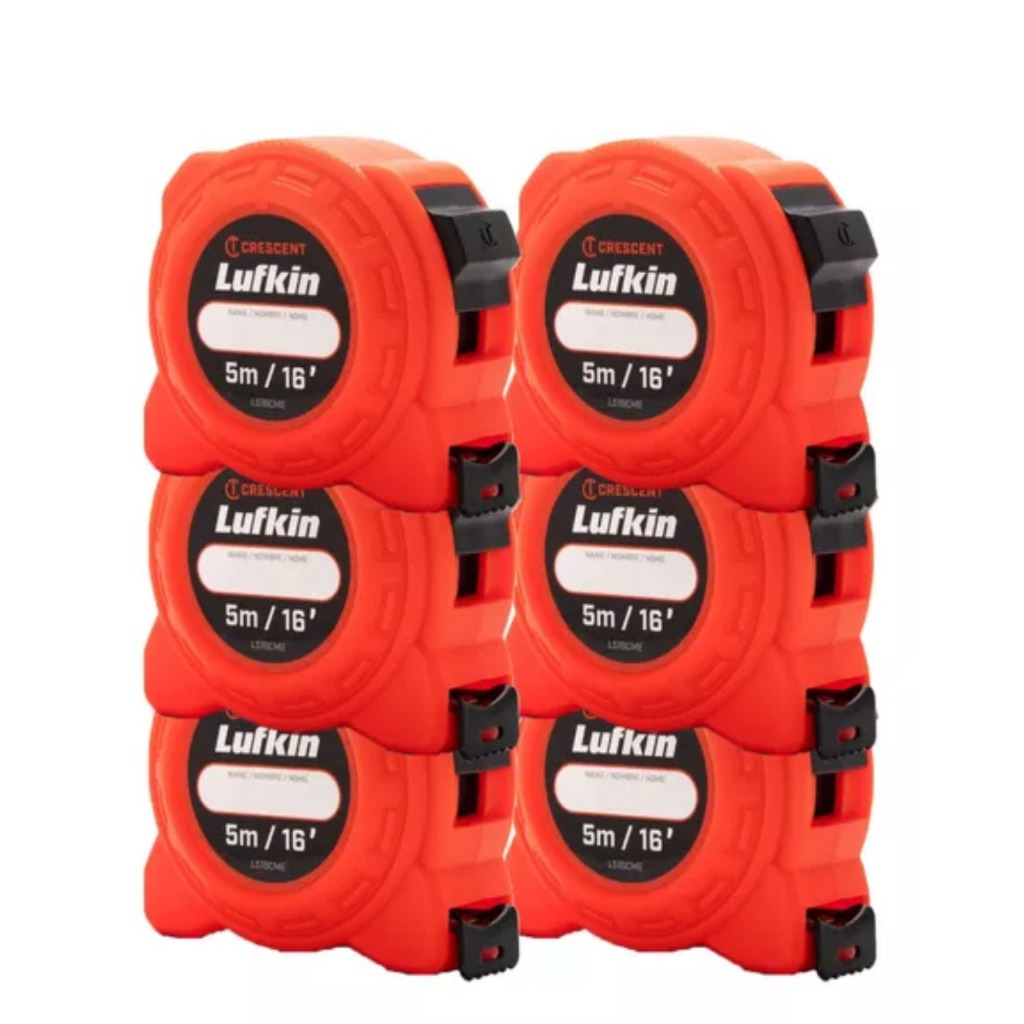 Kit 6 Trenas 5m Lufkin L516CME Basic Medição Profissional