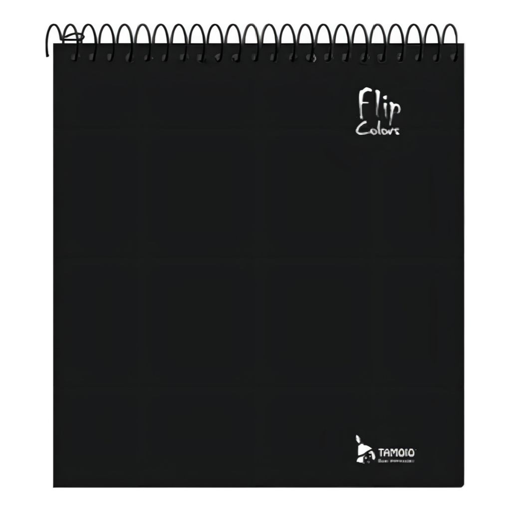 Caderno Para Canhotos com 10 Matérias Tamoio Flipcolors Preto em Oferta na Shopee