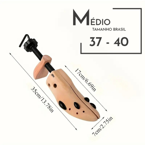 Alargador DE MADEIRA PARA SAPATOS Tênis Sandália P | M | G Modelador Laceador Expansor De Calçados