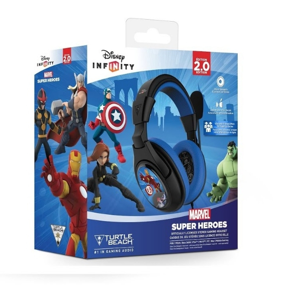 Fone de Ouvido para Jogos Disney Infinity 2.0 Marvel Super Heroes azul