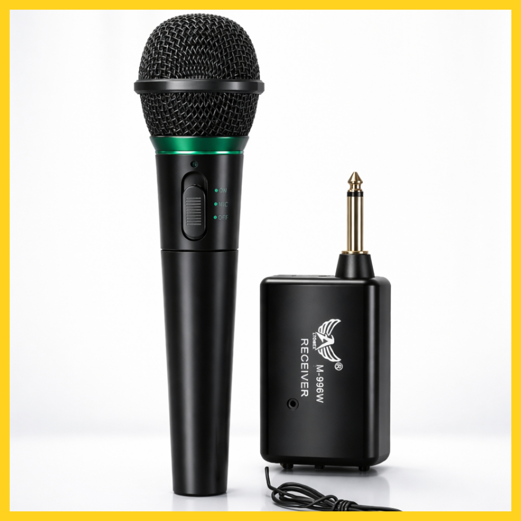 Microfone Sem Fio Profissional com Adaptador P10 para Igreja Palestra Apresentação Festa Karaokê em Oferta na Shopee