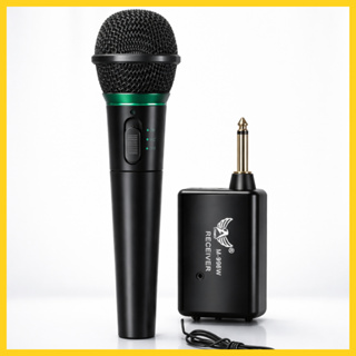 Microfone Sem Fio Profissional com Adaptador P10 para Igreja Palestra Apresentação Festa Karaokê em Oferta na Shopee