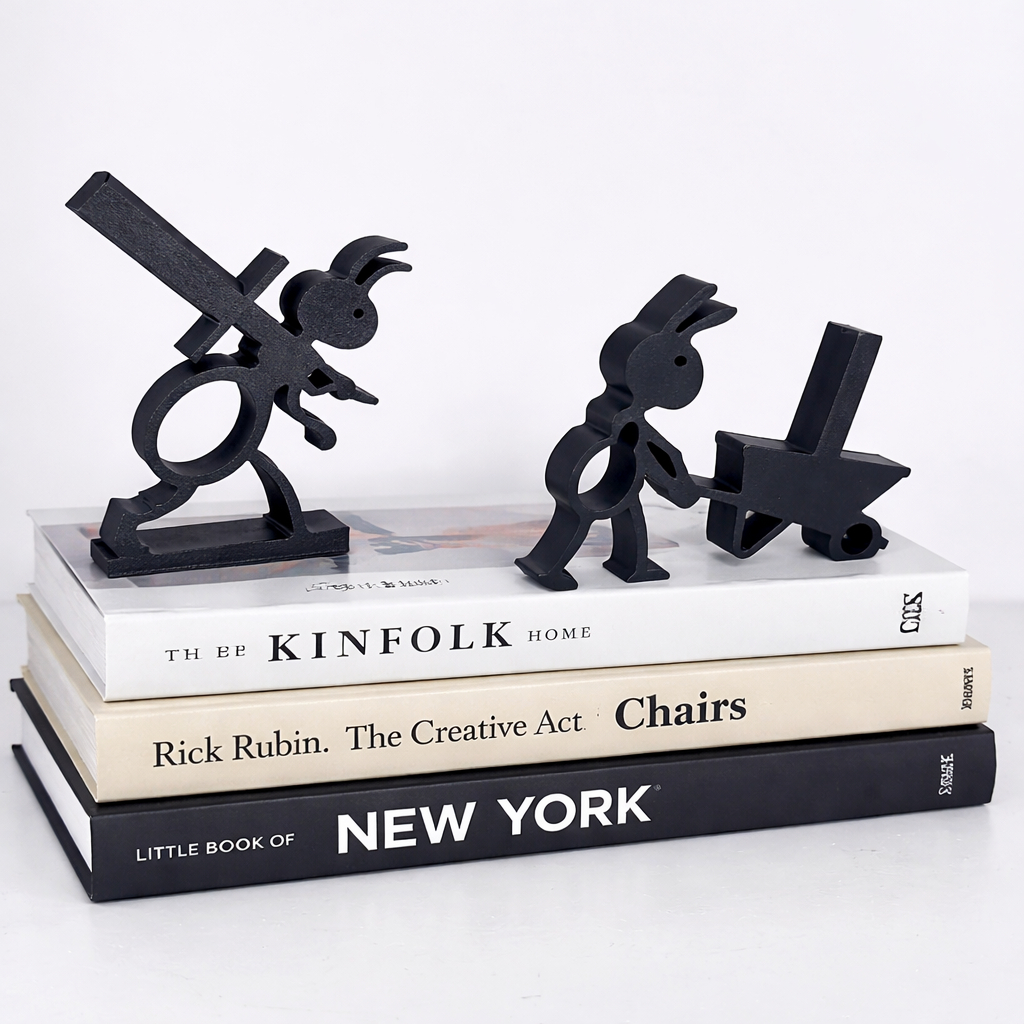 Suporte Papel Higiênico Formiga Criativo Decorativo Banheiro 3D
