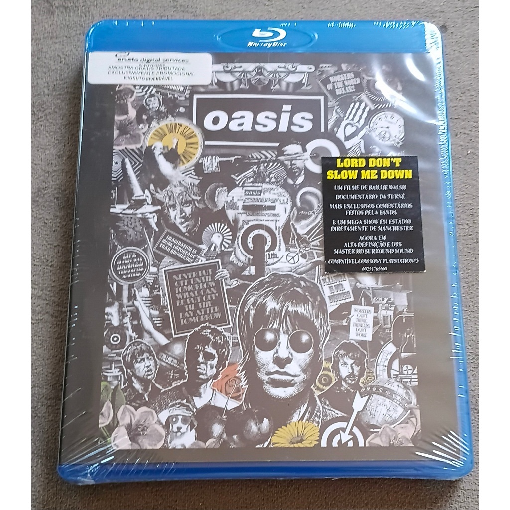 Blu Ray Oasis Lord Don´t Slow Me Down 2007 Lacrado DVD Universal Filme