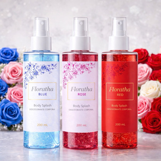 Kit Body Splash Perfume -Red  Rose e Blue - 200ml (cada) - 3 unidades em Oferta na Shopee