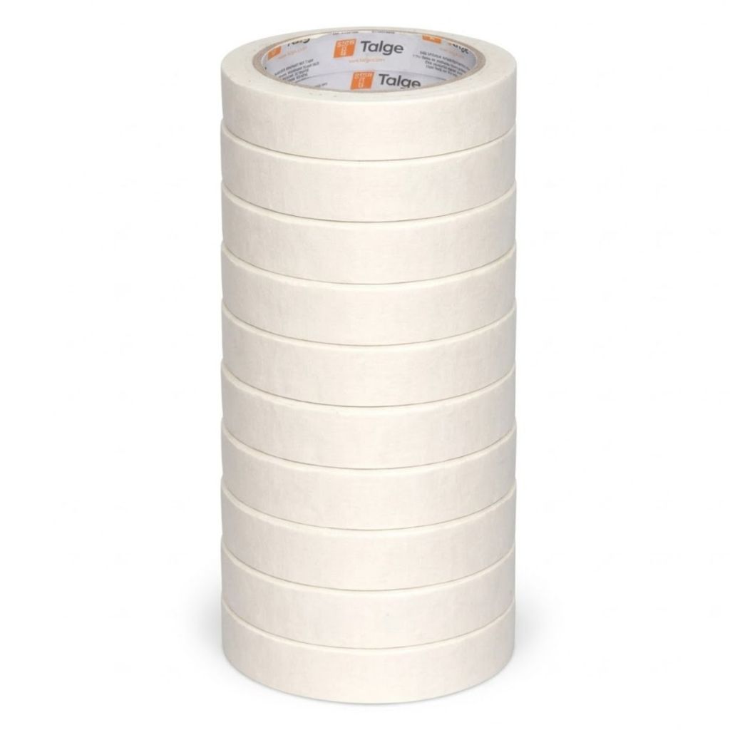 Fita Crepe 24mm Talge Kit C/10 Alta Fixação Sem Resíduo Pintura Parede em Oferta na Shopee