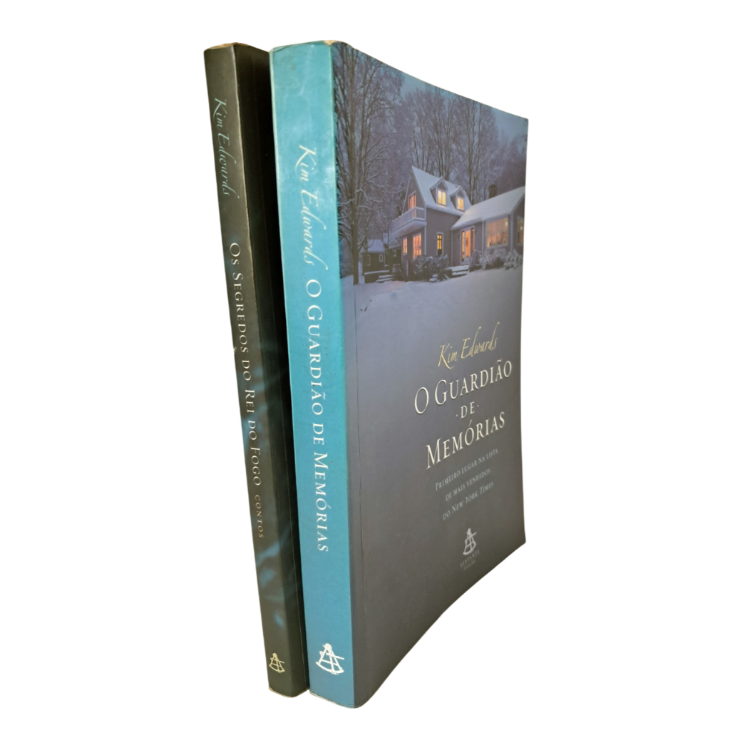 Kit 2 Livros  Kim Edwards Os Segredos Do Rei Do Fogo + O Guardião De Memórias