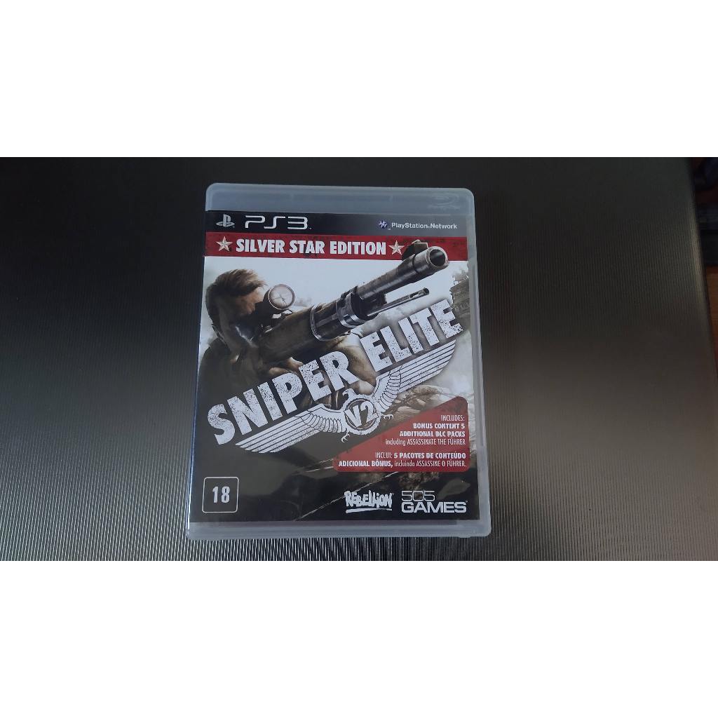 Jogo PS3 Sniper Elite V2 Silver Star Edition usado ótimo estado
