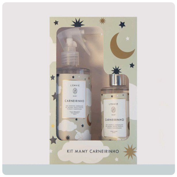 Kit Água Perfumada e Home Spray Mamy Carneirinho Infantil Lenvie — imagem 2 de 2
