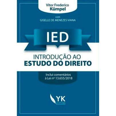 IED – INTRODUÇÃO AO ESTUDO DO DIREITO Capa comum – Autor: Vitor Frederico Kumpel (Usado)