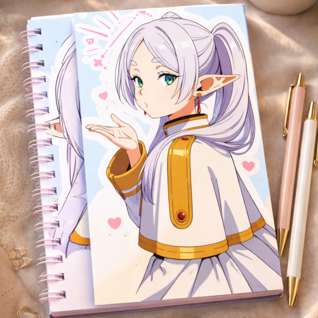 Sketchbook Frieren Caderno de Desenho A5 120g 80 Folhas Capa Flexível 300g