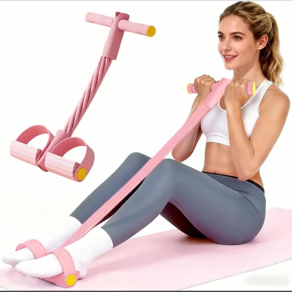 Aparelho Abdominal com Elástico – Treino em Casa, Portátil e Resistente