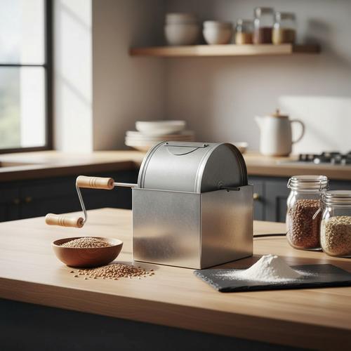 Torrador De Café E Amendoim Caseiro Manual - 8 L  Galvanizado