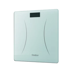 Gaabor Balança Eletrônica Tela LED HD Grande Vidro Temperado USB para Casa e Banho Verde GWS-M03A