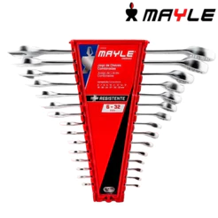 Jogo De Chave Combinada De 6 A 32 Mm C/ 15 Peças Mayle 102404MY