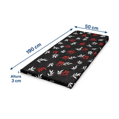 Colchonete D23 190x50x3cm Espuma Macia Confortável Dobrável Camping Academia Envio Rápido
