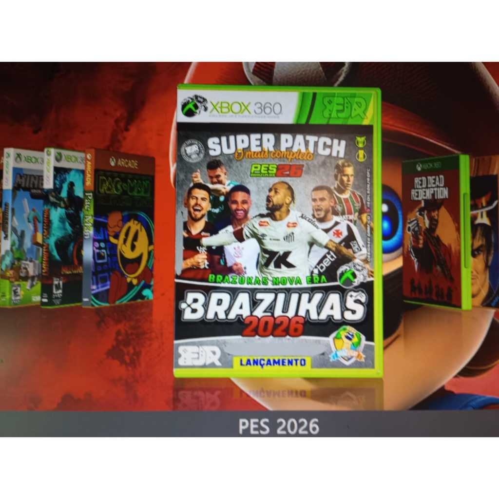 PES 2026 ATUALIZADO + VAROS JOGOS XBOX 360 + DESBLOQUEIO PARA QUALQUER XBOX