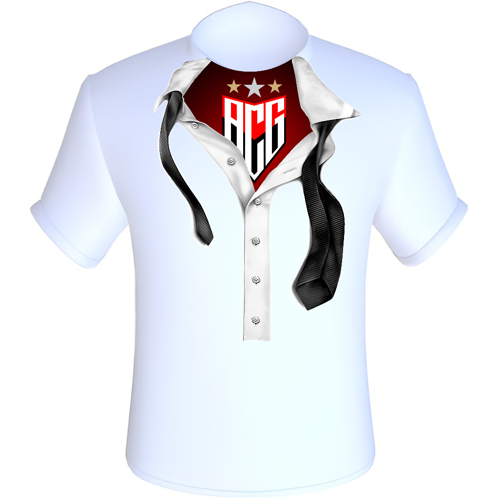 Camiseta Poliéster Time Atlético Clube Goianiense / Camisa Dragão / Time do Coração