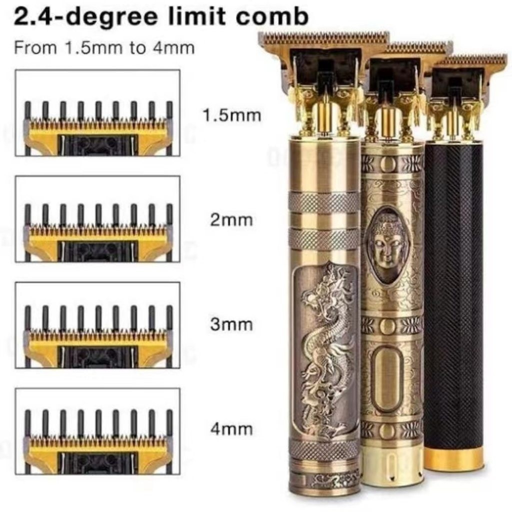 Máquina De Cortar Cabelo Para Barba Masculina Designer Elétrico Profissional Premium AV