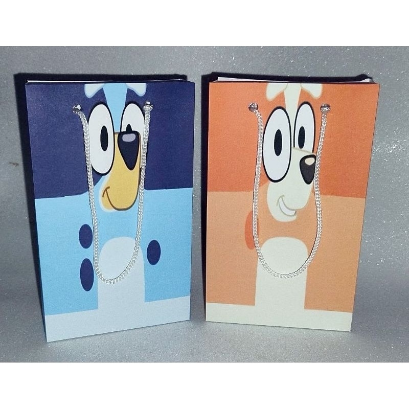 Sacolinha personalizada Bluey - PEGUE E MONTE | Personalizados lembrancinhas mimos