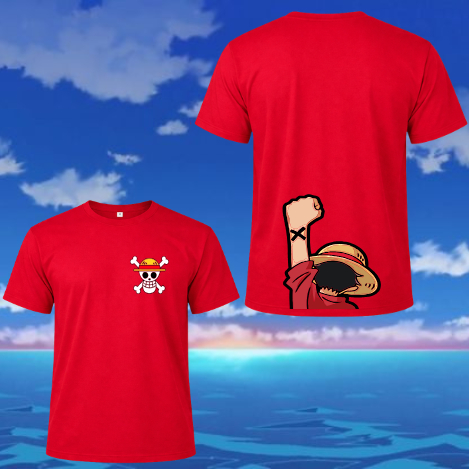 Camiseta camisa blusa Infatil One Piece Luffy Juramento