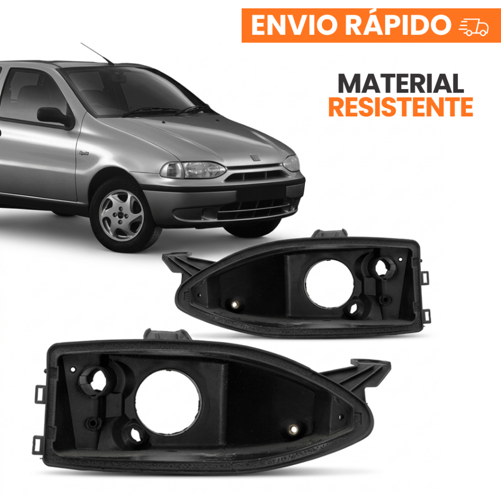 Par Carcaça Farol Fiat Palio 1996 1997 1998 1999 Ambos Lados