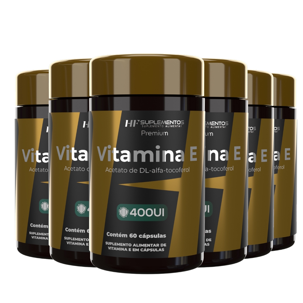 6X VITAMINA E 400UI ALFA TOCOFEROL 60 CAPS HF SUPLEMENTOS