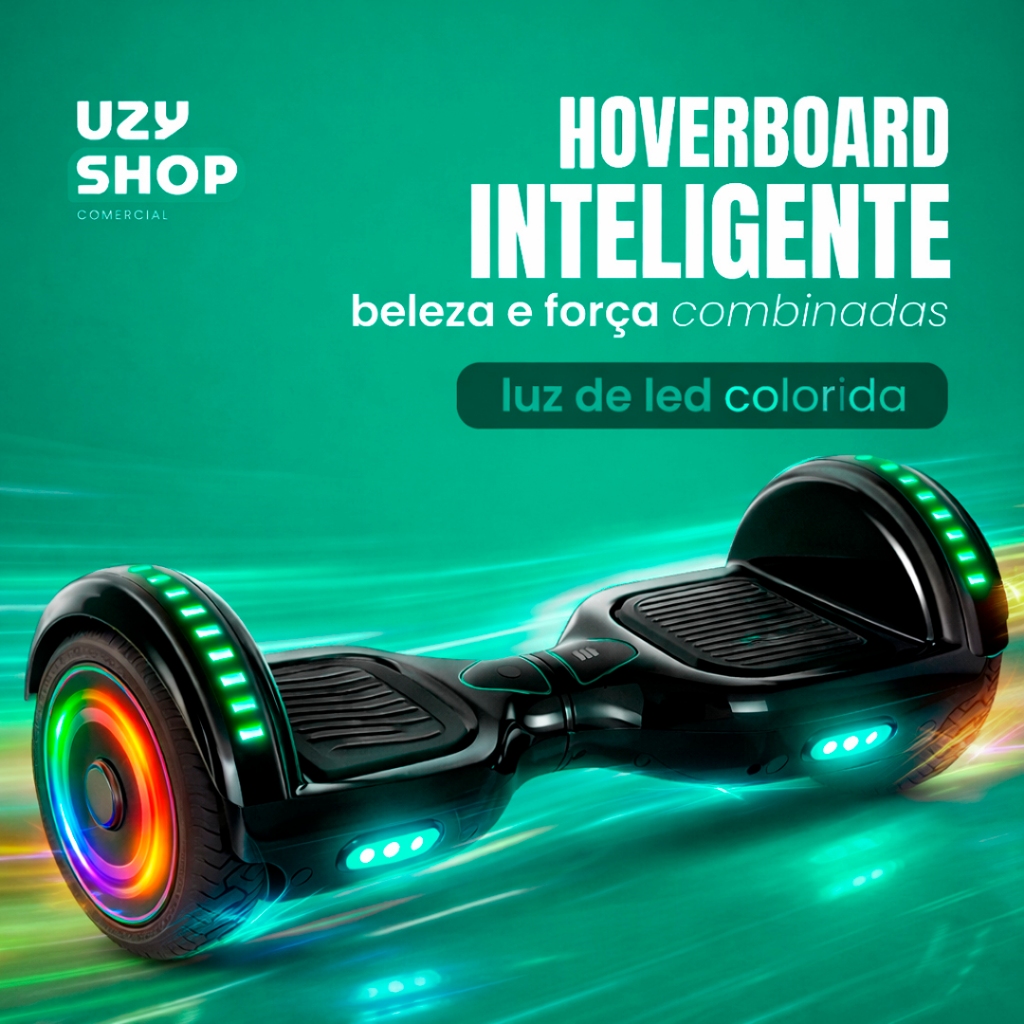 Hoverboard Overboard Infantil Skate Elétrico 6.5