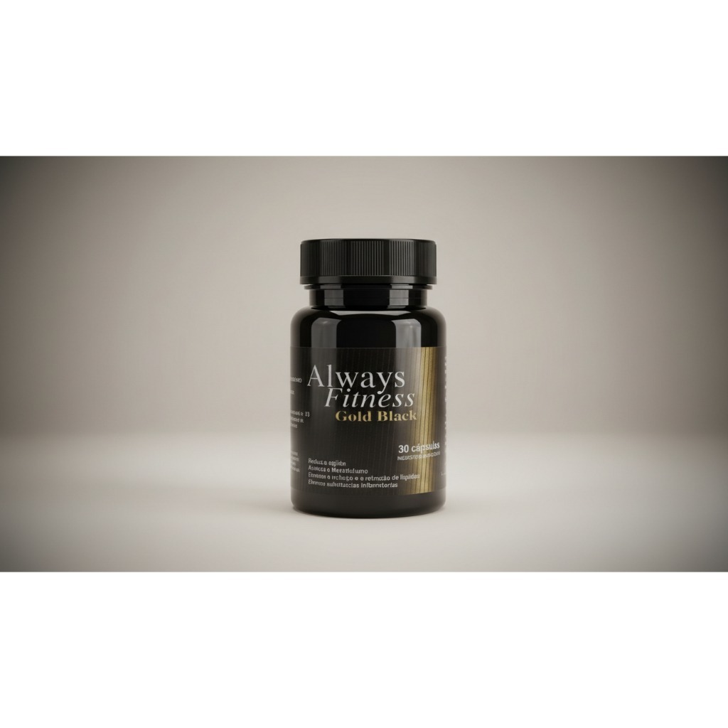 Gold Always Black - 30 capsulas