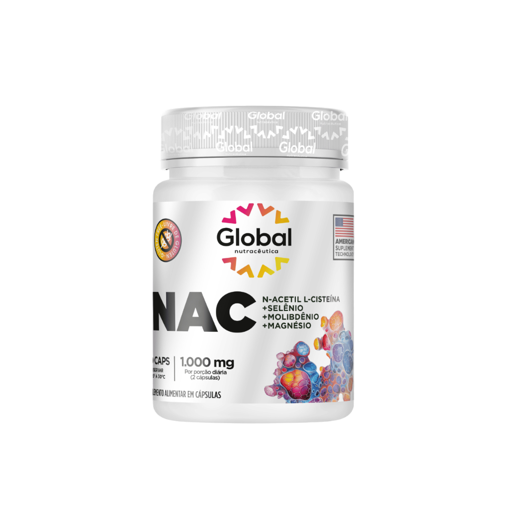NAC 1000MG 120CAPS GLOBAL NUTRACÊUTICA