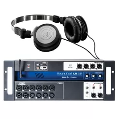 Kit Mesa Digital Soundcraft Ui16 + Headphone AKG K414P