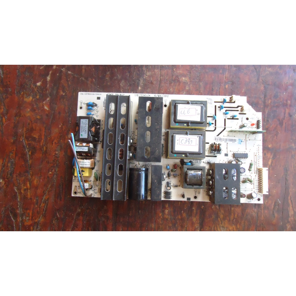 placa fonte tv cce c390 usado
