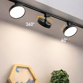 Luminária Spot Downlight LED Embutido para Trilho 15W Preto e Branco Bivolt em Oferta na Shopee