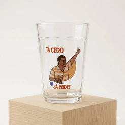 Copo Personalizado 190 ml Americano DTF-UV | Aniversario | Copo de Bar, Cerveja, Presente Criativo, Estampado