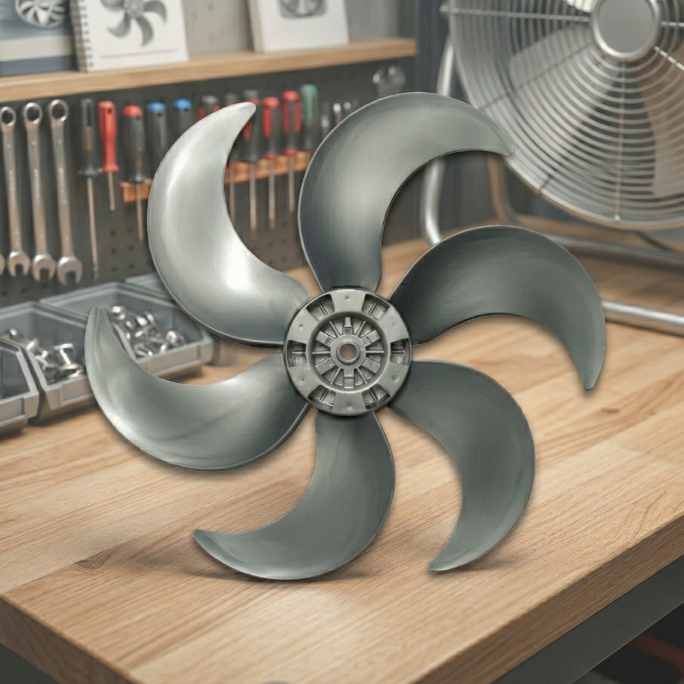 Hélice 6 Pás para Ventilador Ventisol Turbo 6 50cm Original Resistente