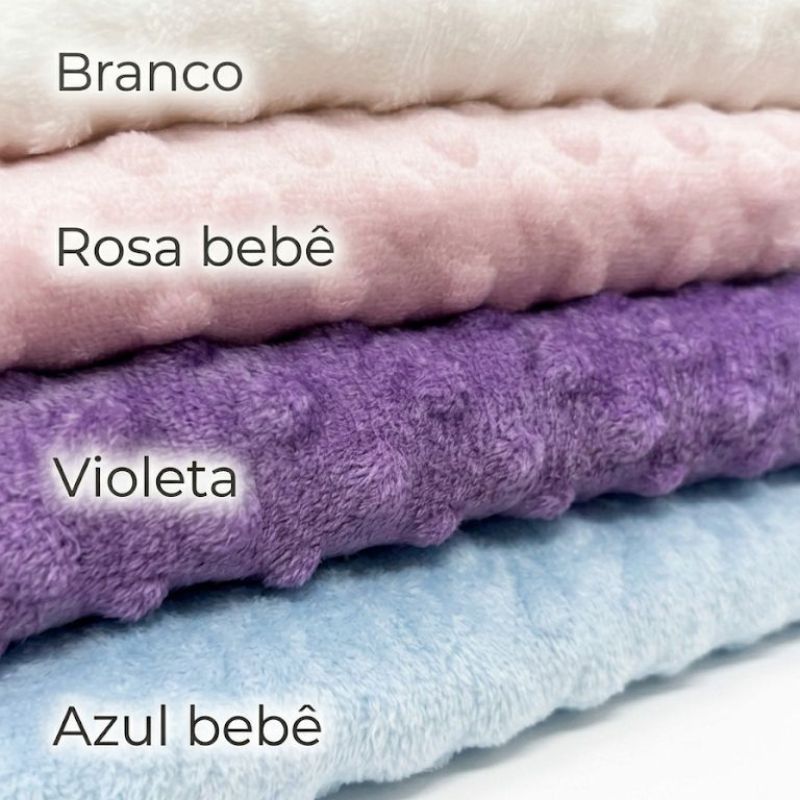 50cm Tecido Manta Flannel Bubble em Oferta na Shopee