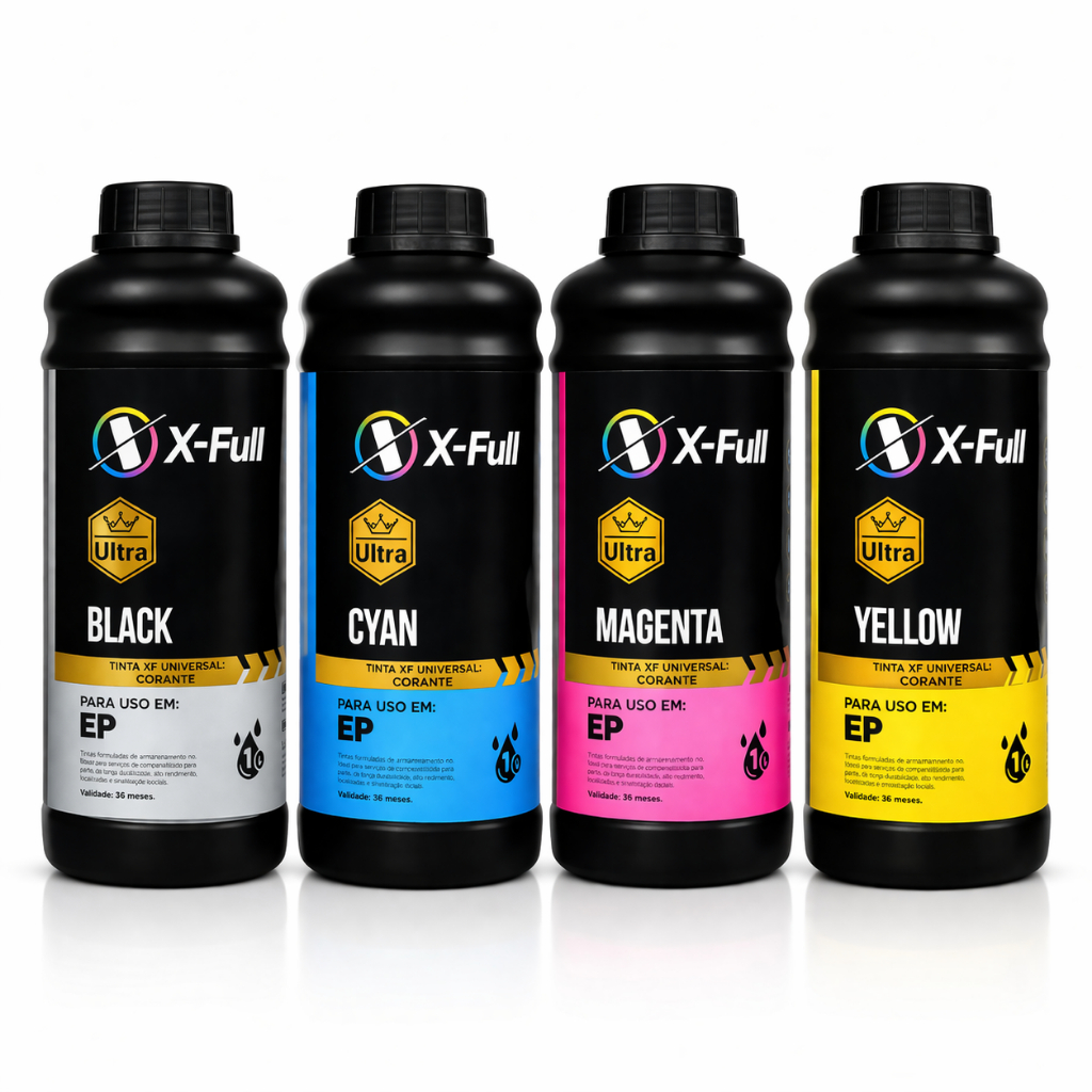 Kit Tinta L6191 L3150 L1300 L120 L365 L395 L4160 L4150 L555 ULTRA XFULL