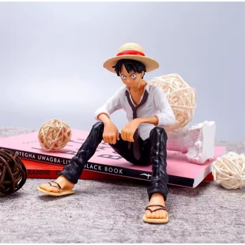 Action Figure Luffy 12cm One Piece PVC Colecionável Anime Boneco Decorativo Presente Otaku