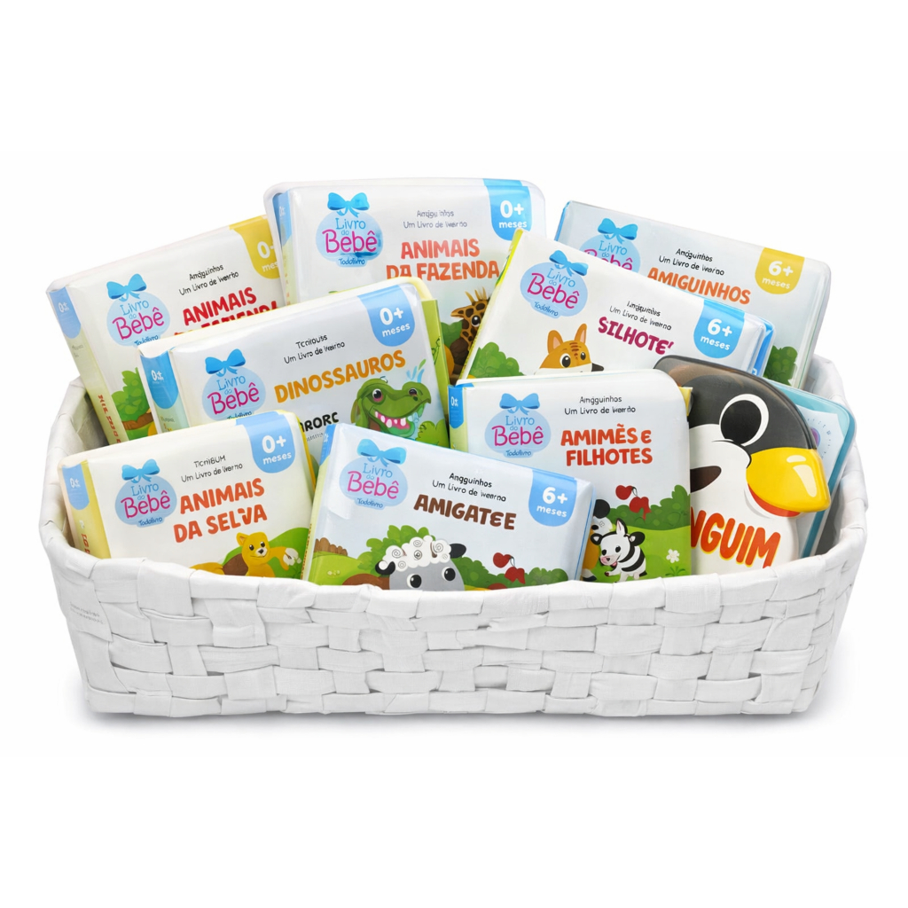 Promoção Atacado - Caixa Com 20 Livros De Banho Sortidos