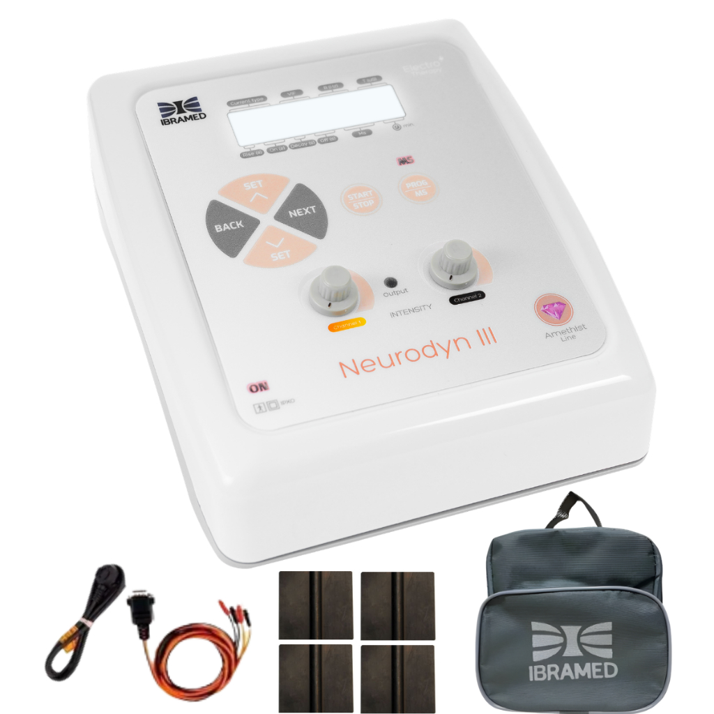 Neurodyn III Ibramed - Aparelho de Tens e Fes com 2 Canais