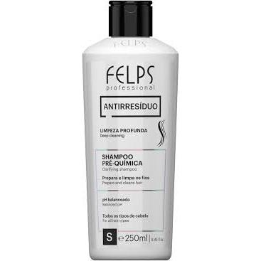 Felps - Shampoo Antirresiduo Limpeza Pré Química 250ml - REDS em Oferta na Shopee
