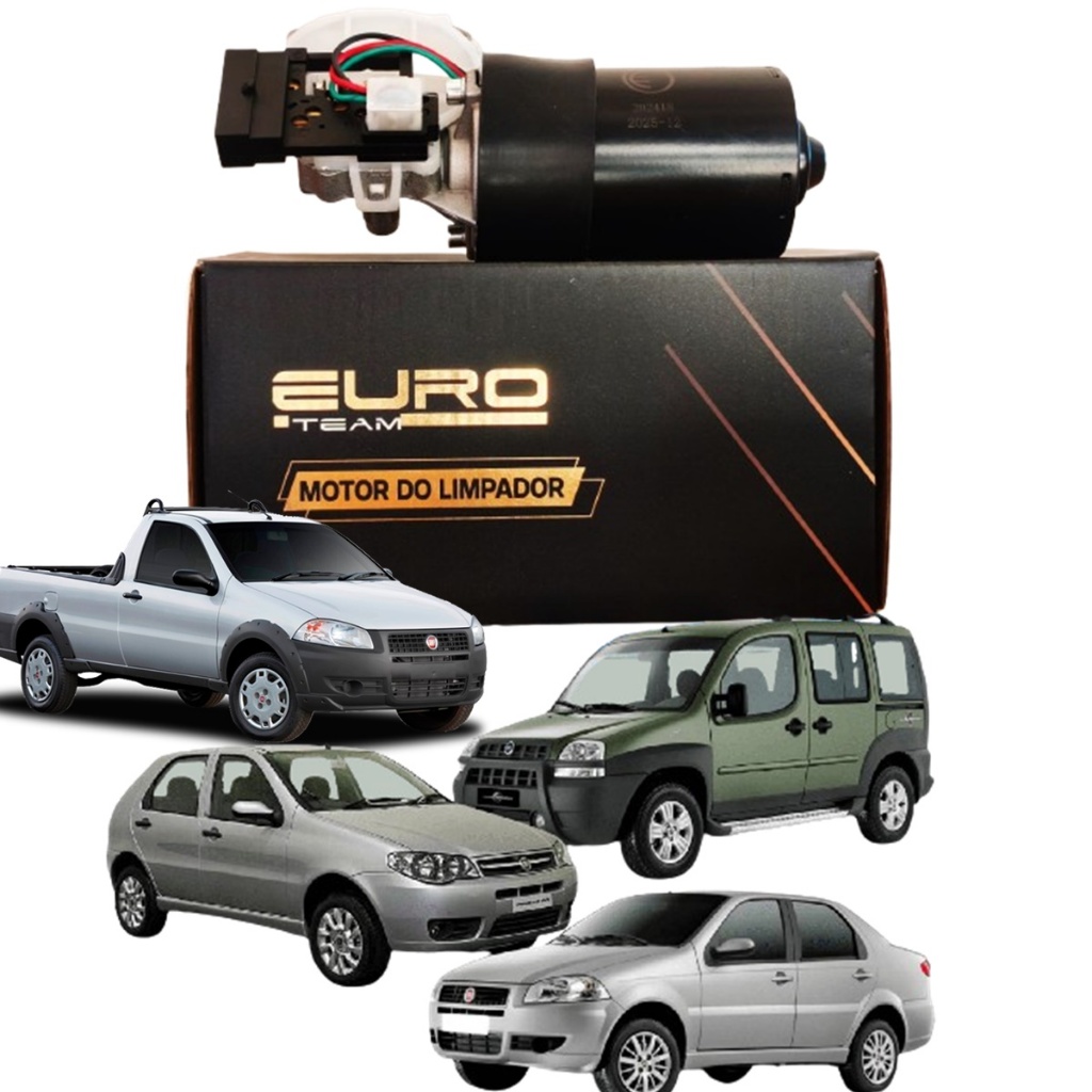Motor Do Limpador Palio Strada Siena Fire 5 Vias 64343418