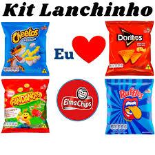 KIT SALGADINHOS ELMA CHIPS 10x 20x 30x FANDANGOS CHEETOS DORITOS RUFFLES ORIGINAL FESTA LANCHE PROMOÇÃO